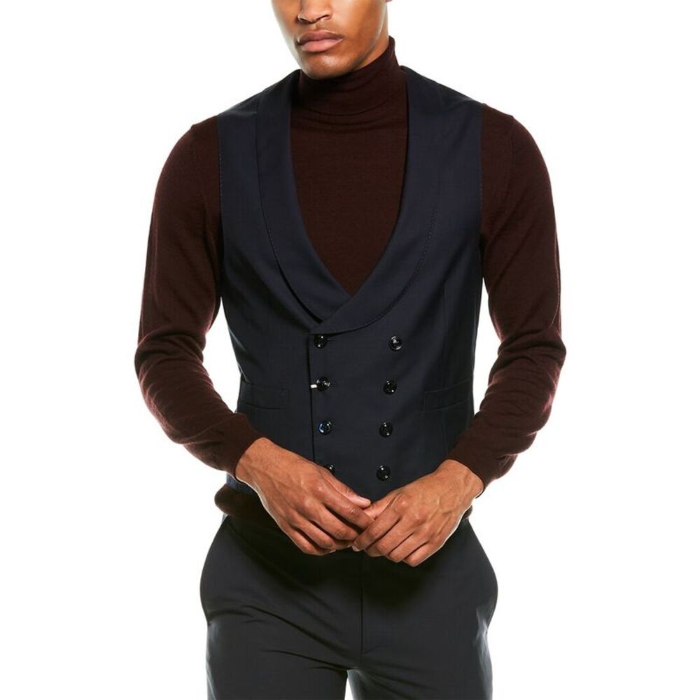 Brunello Cucinelli Mens  Wool & Silk-Blend Vest